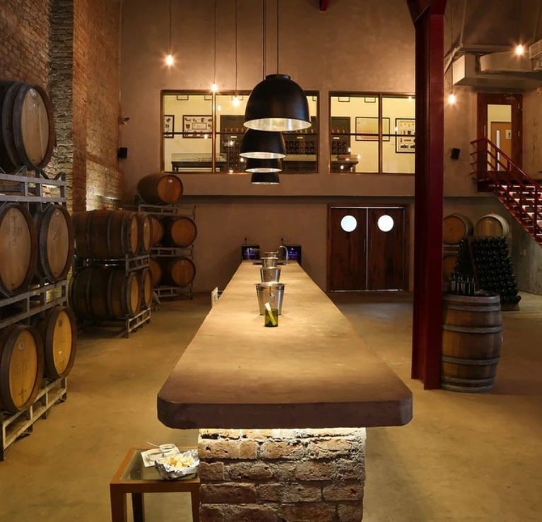 Wine tasting room